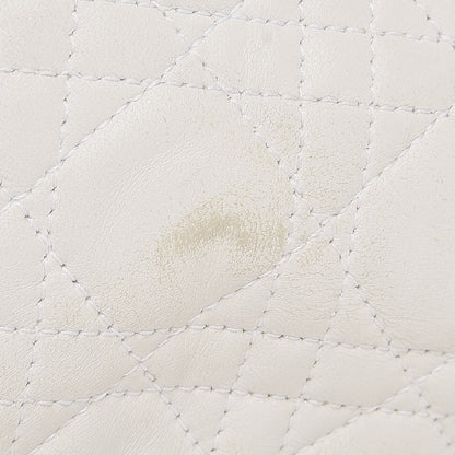 Christian Dior Lambskin Cannage Medium Lady Dior White 22 of 23