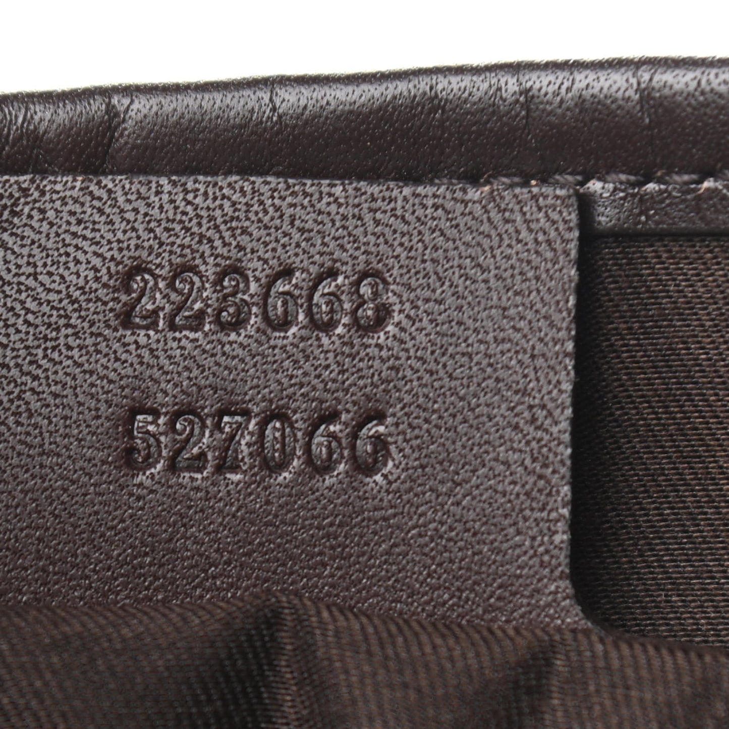 GG Plus Monogram Joy Vertical Tote Dark Brown