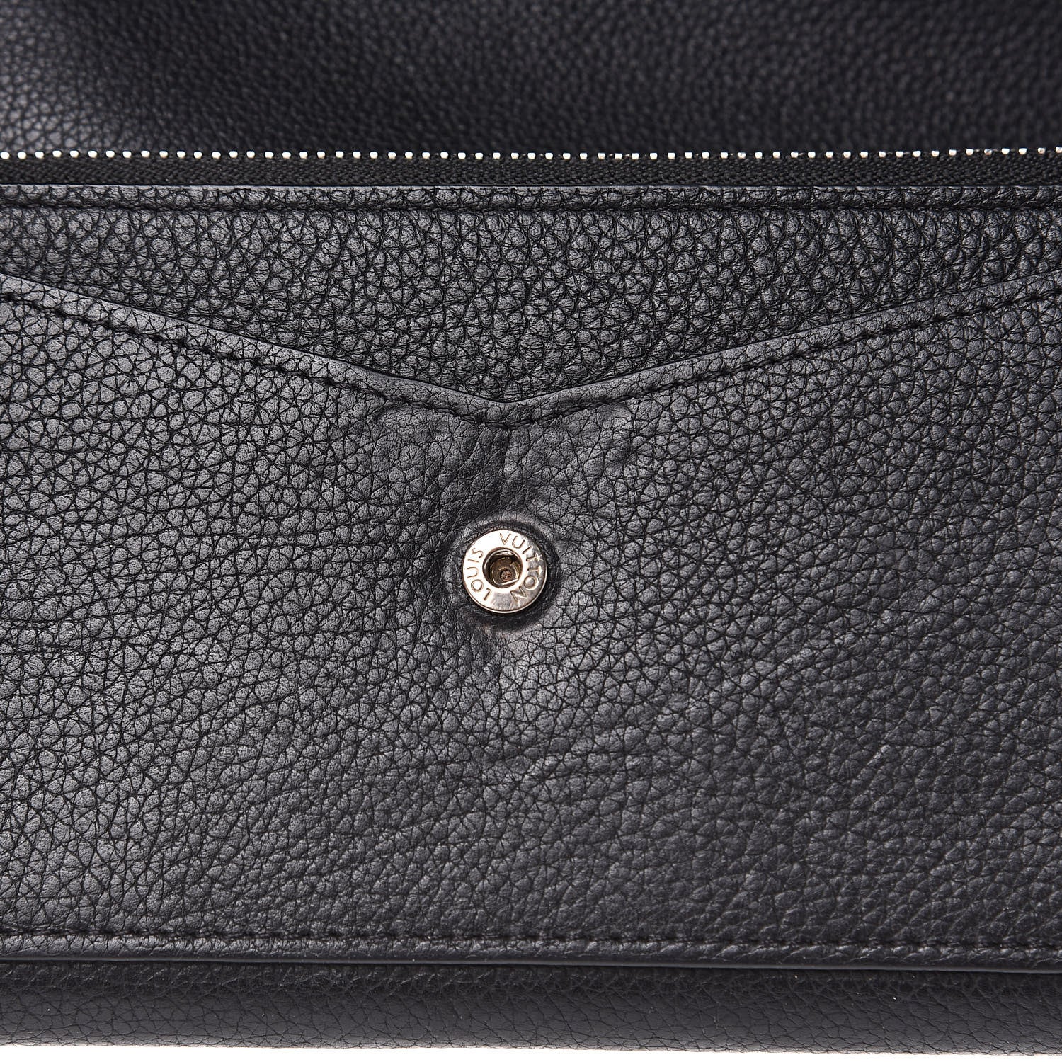 Louis Vuitton Soft Calfskin My Lockme Wallet Black 8 of 11