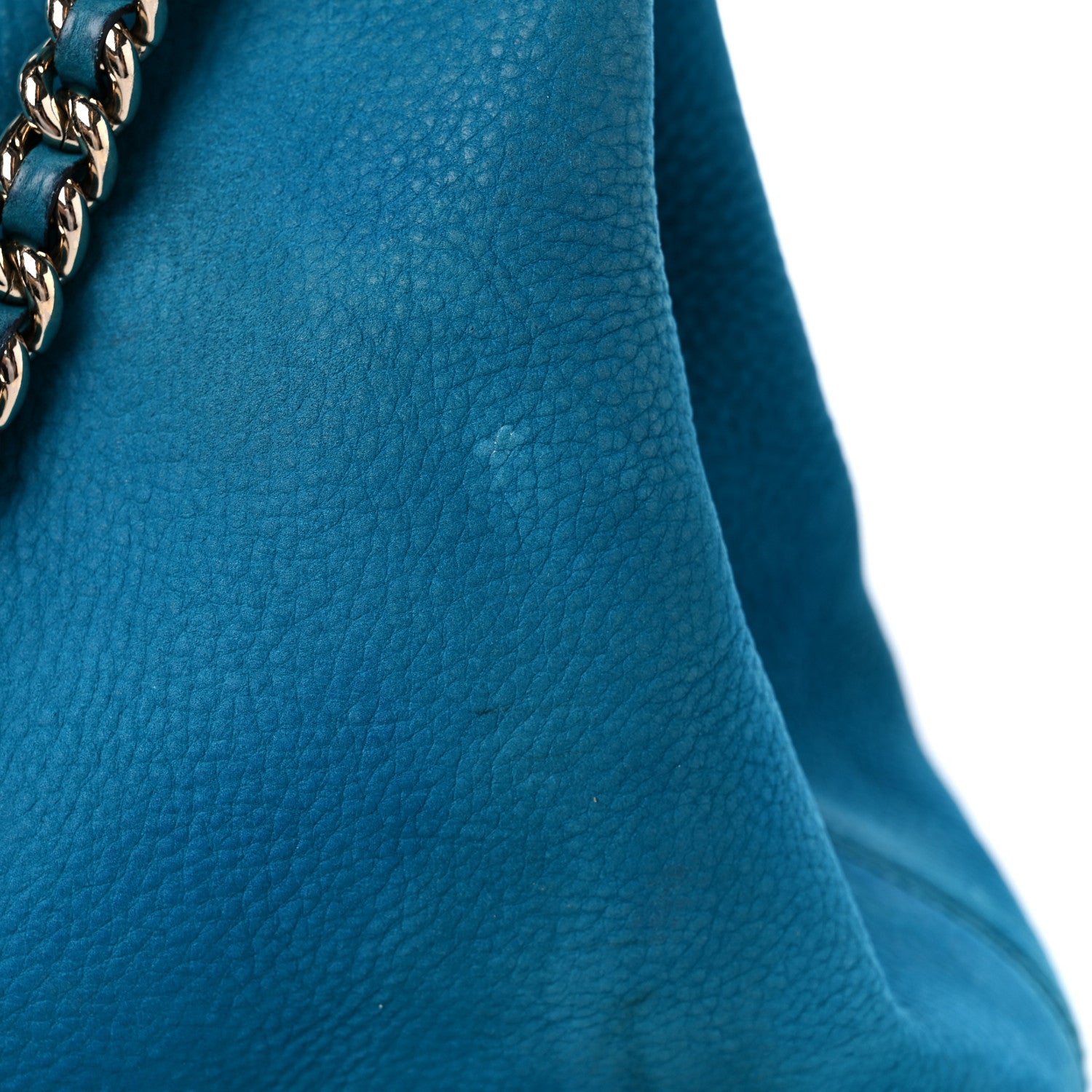 Gucci Vitello Range Medium Soho Chain Shoulder Bag Deep Cobalt 18 of 22