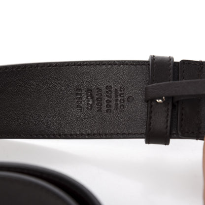 Gucci Moon Calfskin Nickel Double G 40mm Belt 100 40 Dark Cocoa 5 of 5