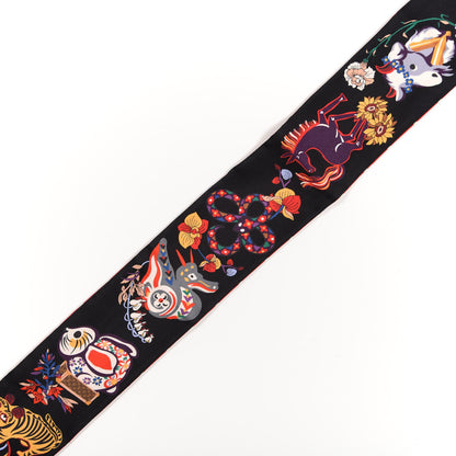 Louis Vuitton Silk Monogram Superstition Bandeau Black 3 of 4