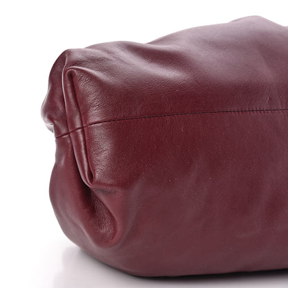Bottega Veneta Smooth Butter Calf The Pouch Oversized Clutch Bordeaux 8 of 9