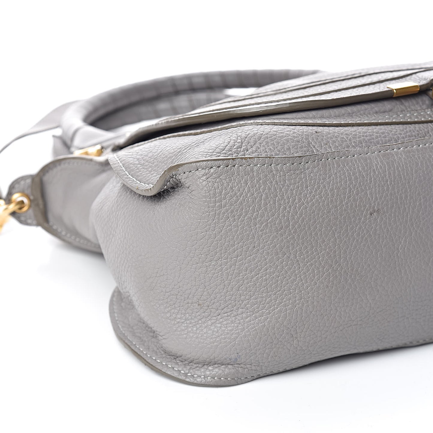 Calfskin Medium Marcie Satchel Cashmere Grey