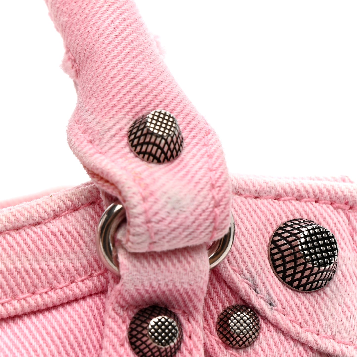 Denim BB Monogram Neo Cagole Handbag XS Pink