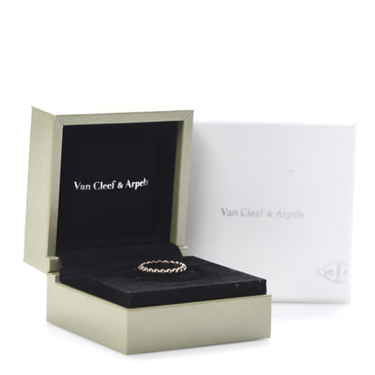 Van Cleef & Arpels 18K Rose Gold Medium Perlee Ring 48 4.5 6 of 6