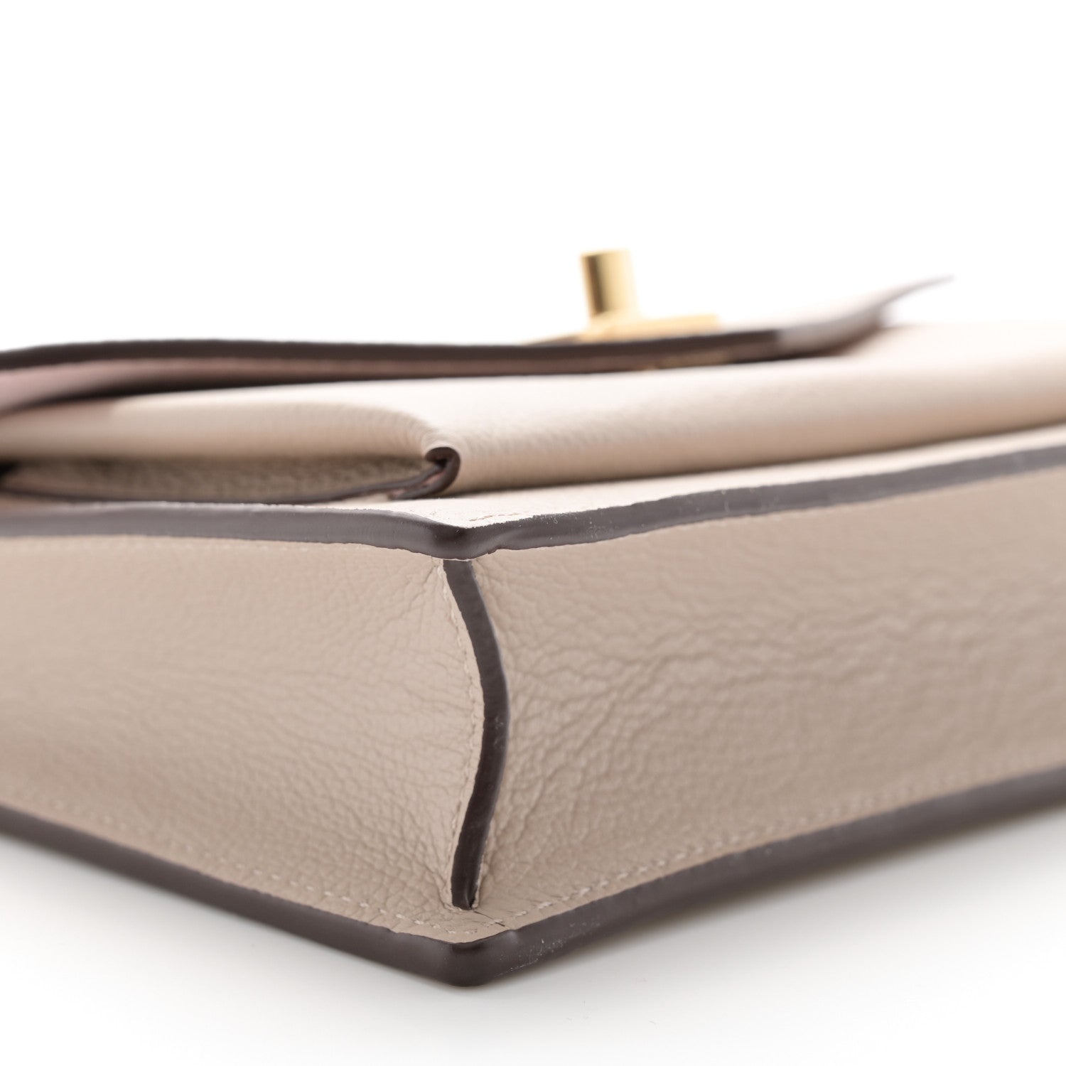 Louis Vuitton Soft Calfskin My Lockme Chain Pochette Greige 8 of 10