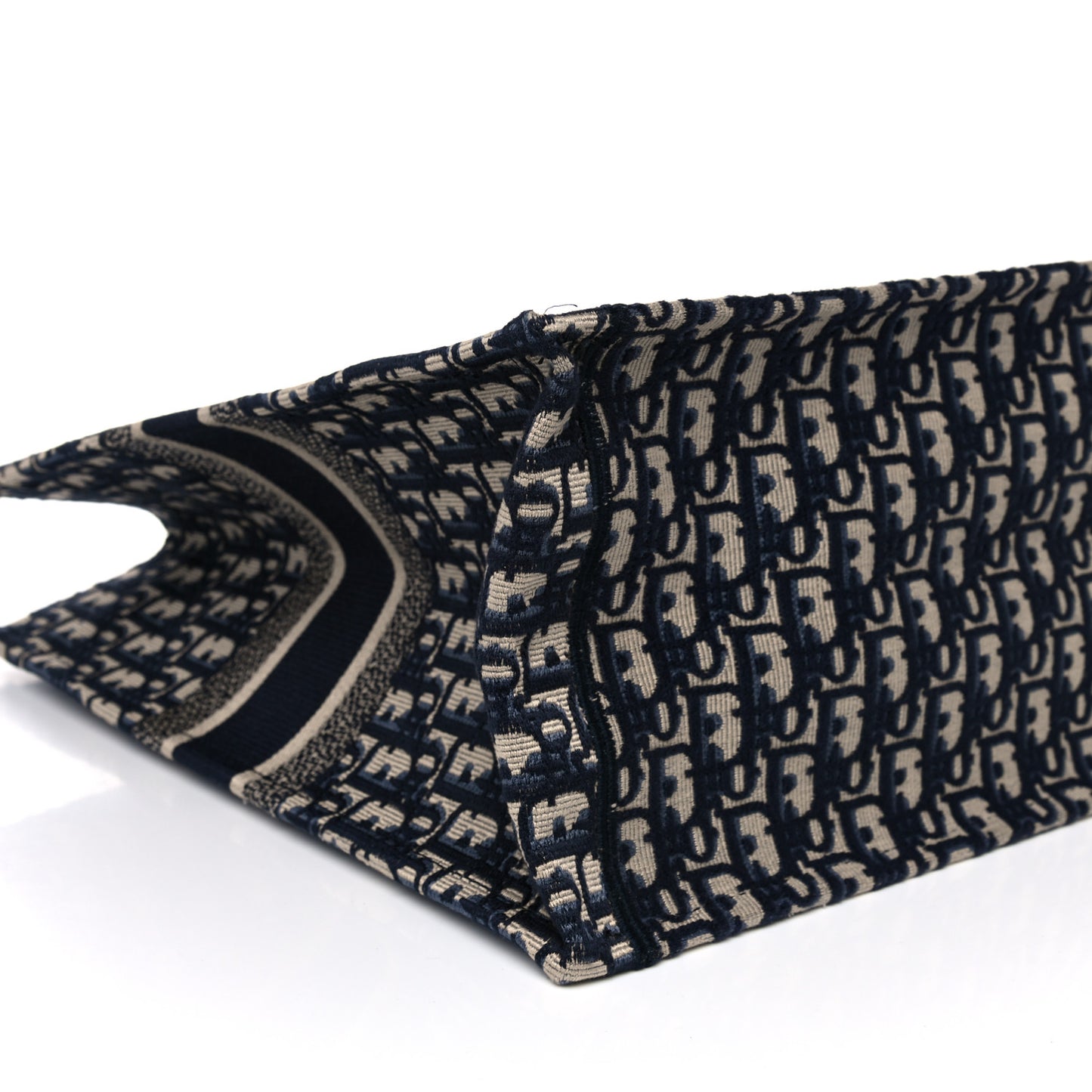 Oblique Book Tote Blue Multicolor