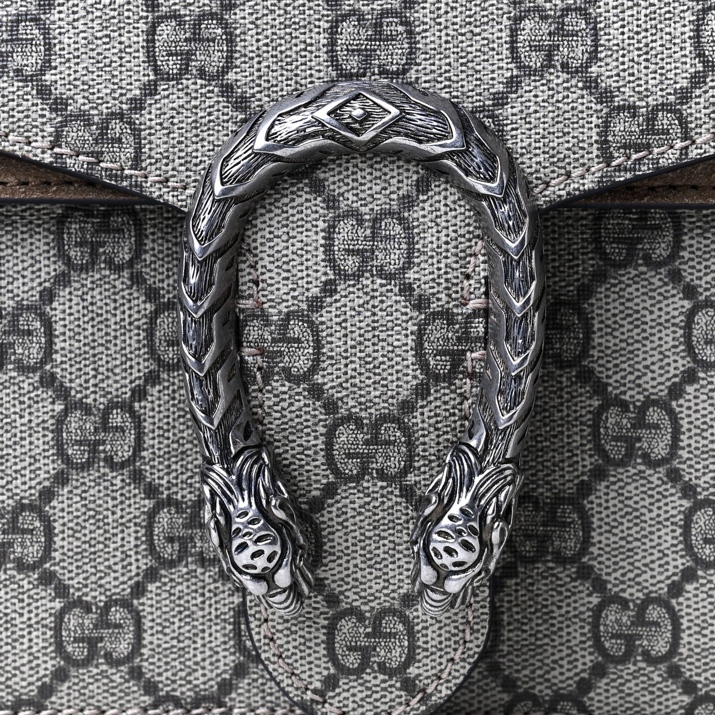 GG Supreme Monogram Small Dionysus Shoulder Bag Taupe