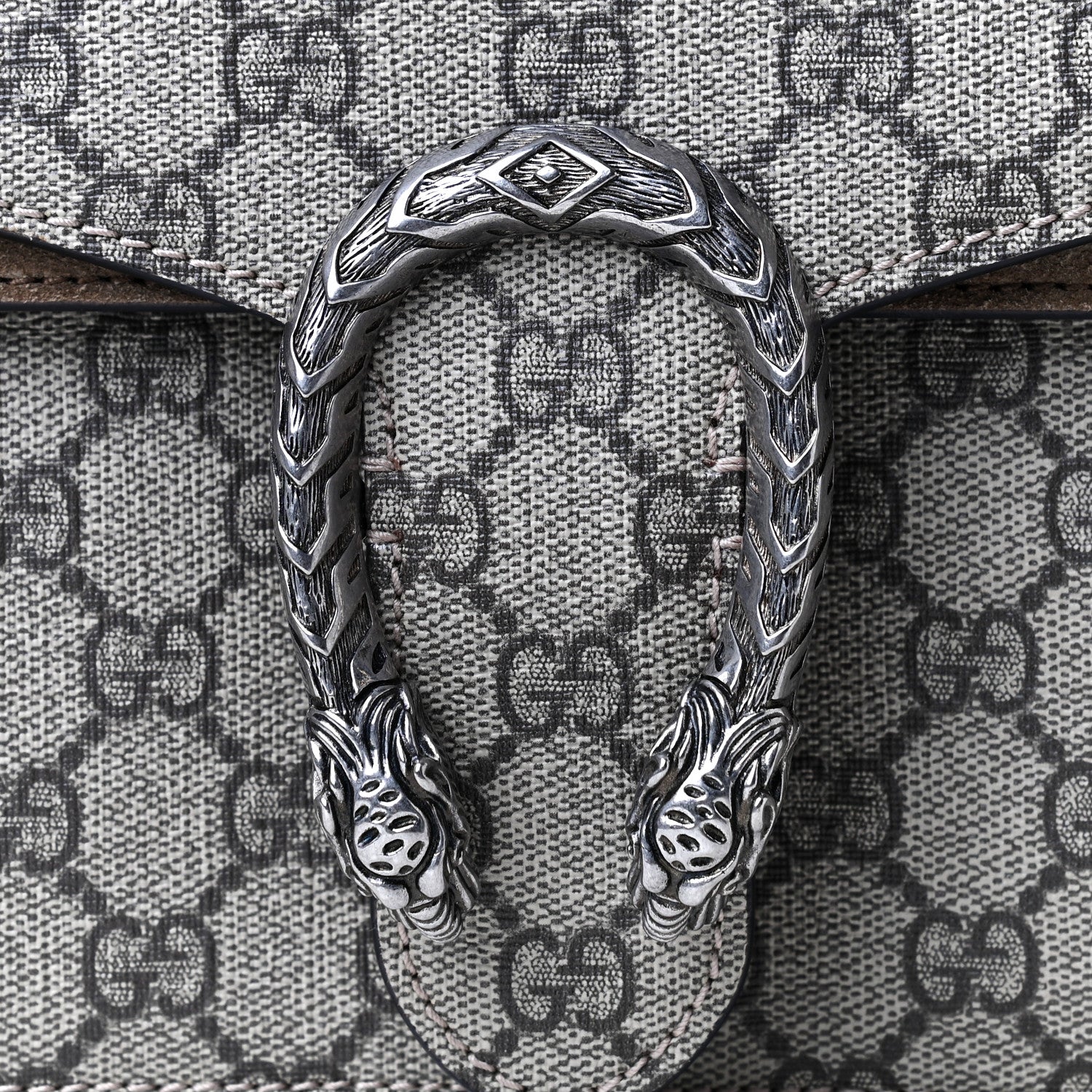 Gucci GG Supreme Monogram Small Dionysus Shoulder Bag Taupe 5 of 5