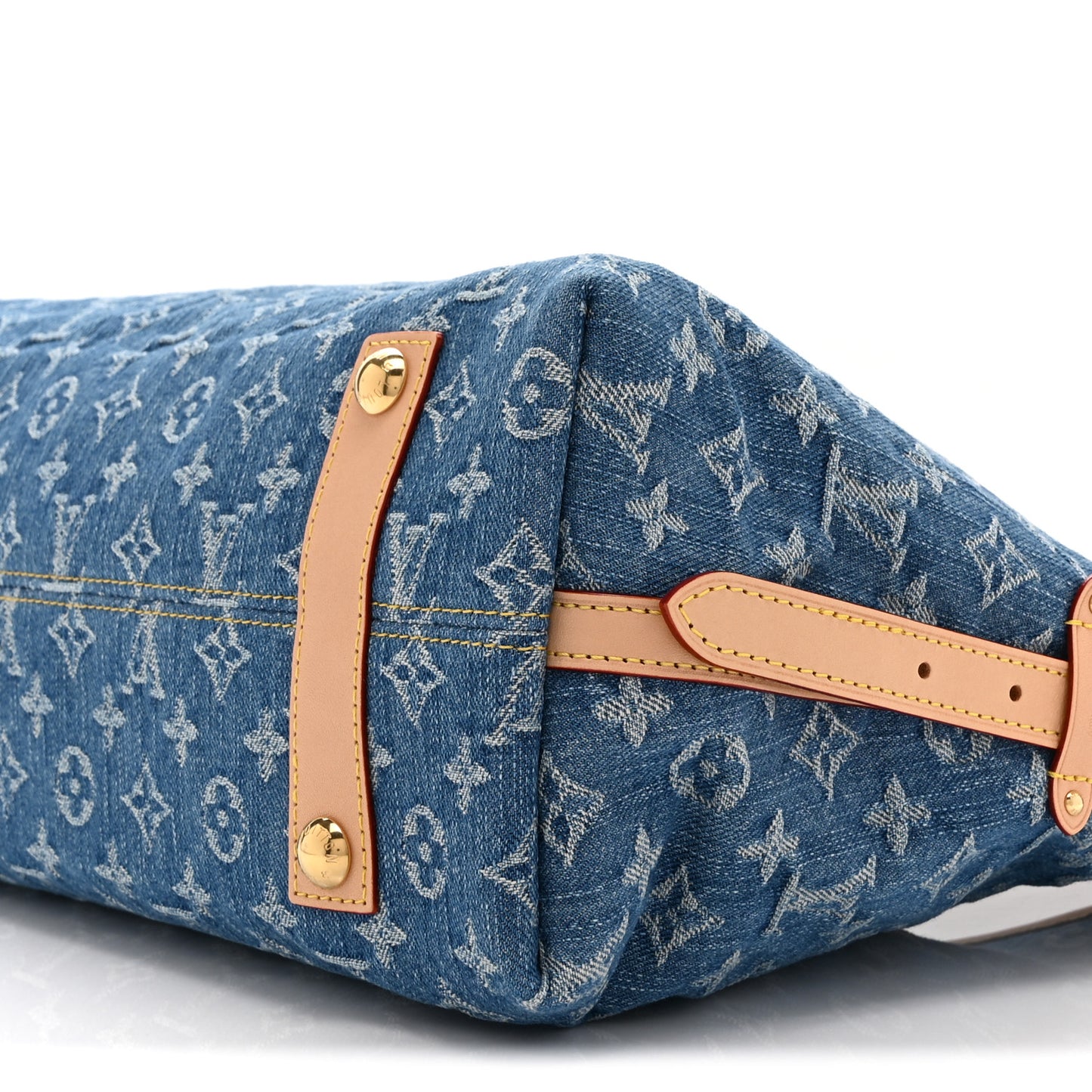 Monogram Denim CarryAll MM Blue