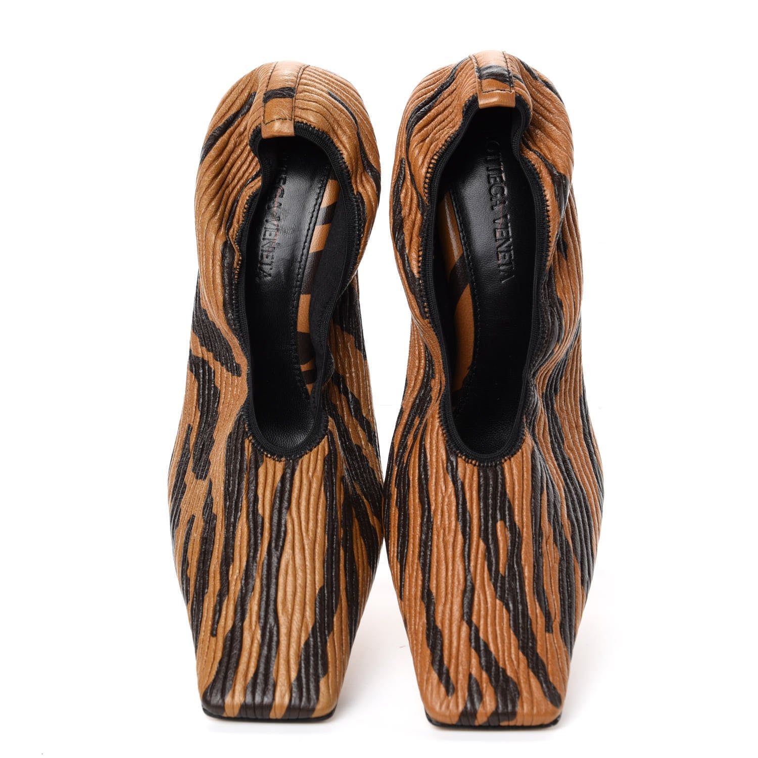 Bottega Veneta Textured Nappa Pumps 36 Bronze Skin 5 of 10