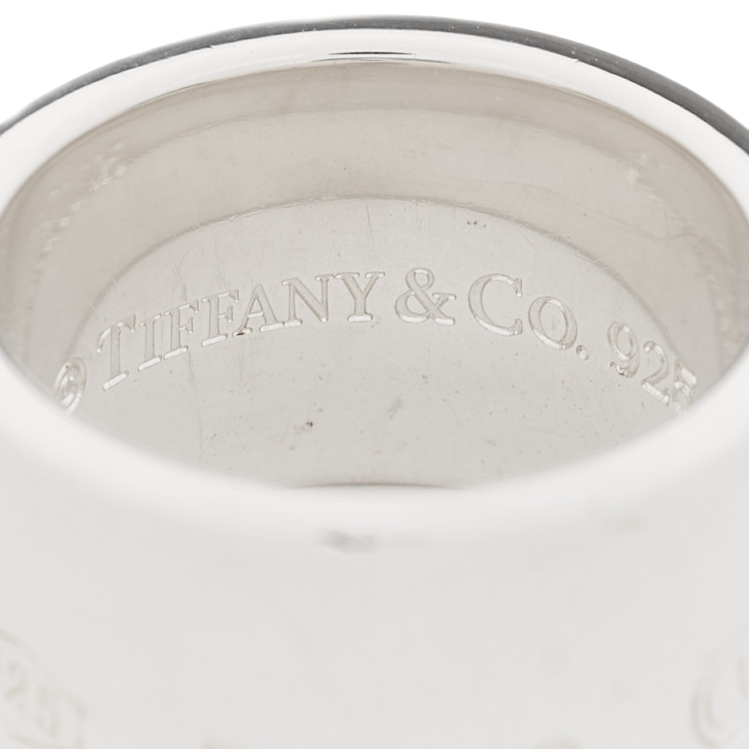 Tiffany Sterling Silver Wide 1837 Ring 49 5 4 of 4