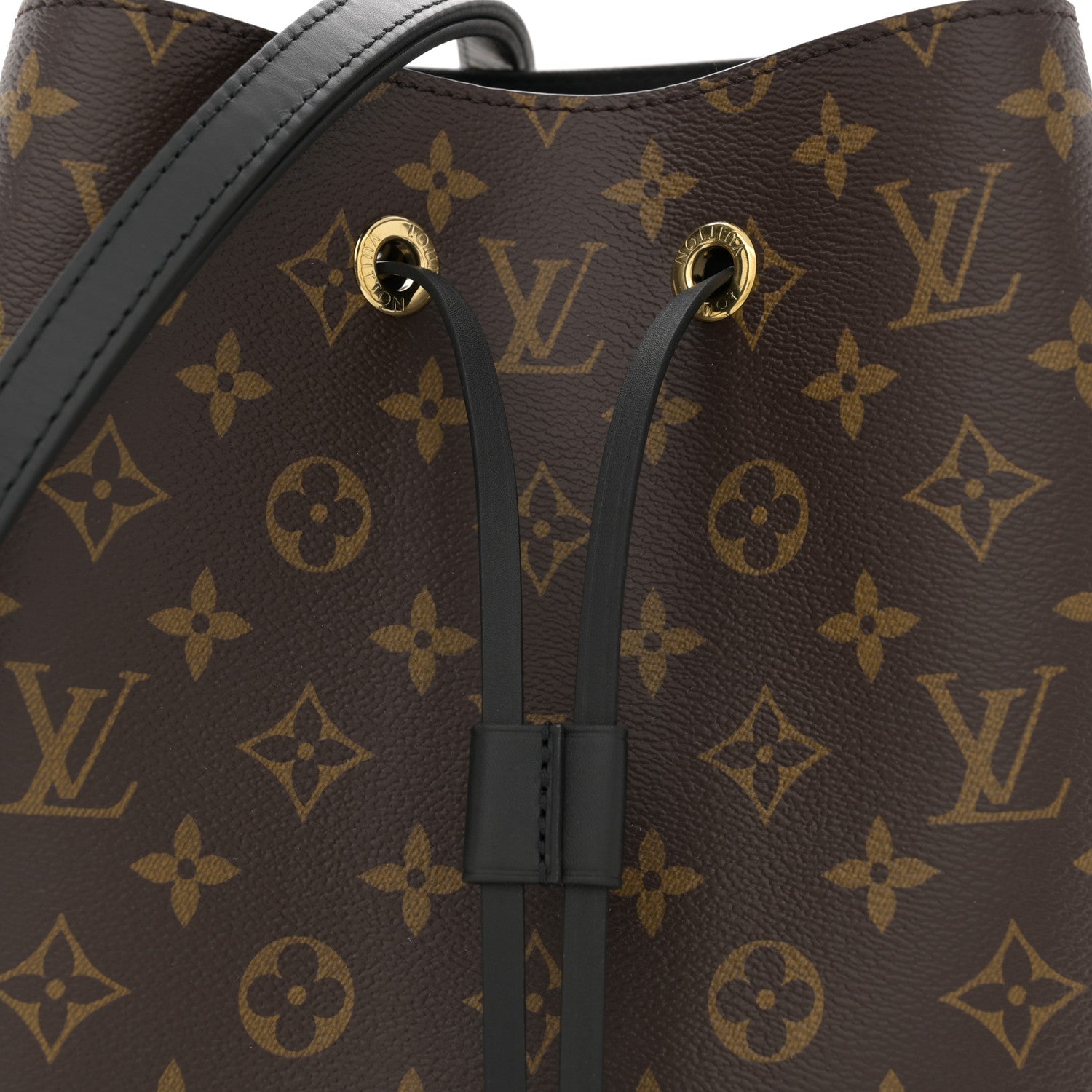 Louis Vuitton Monogram Neonoe MM Black 7 of 9