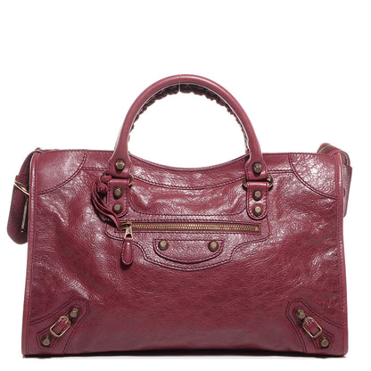 Balenciaga Agneau Giant 12 Rose Gold Hardware City Cassis 1 of 31