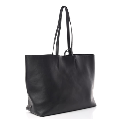 Tom Ford Calfskin Perforated Logo Tote Black 4 of 13