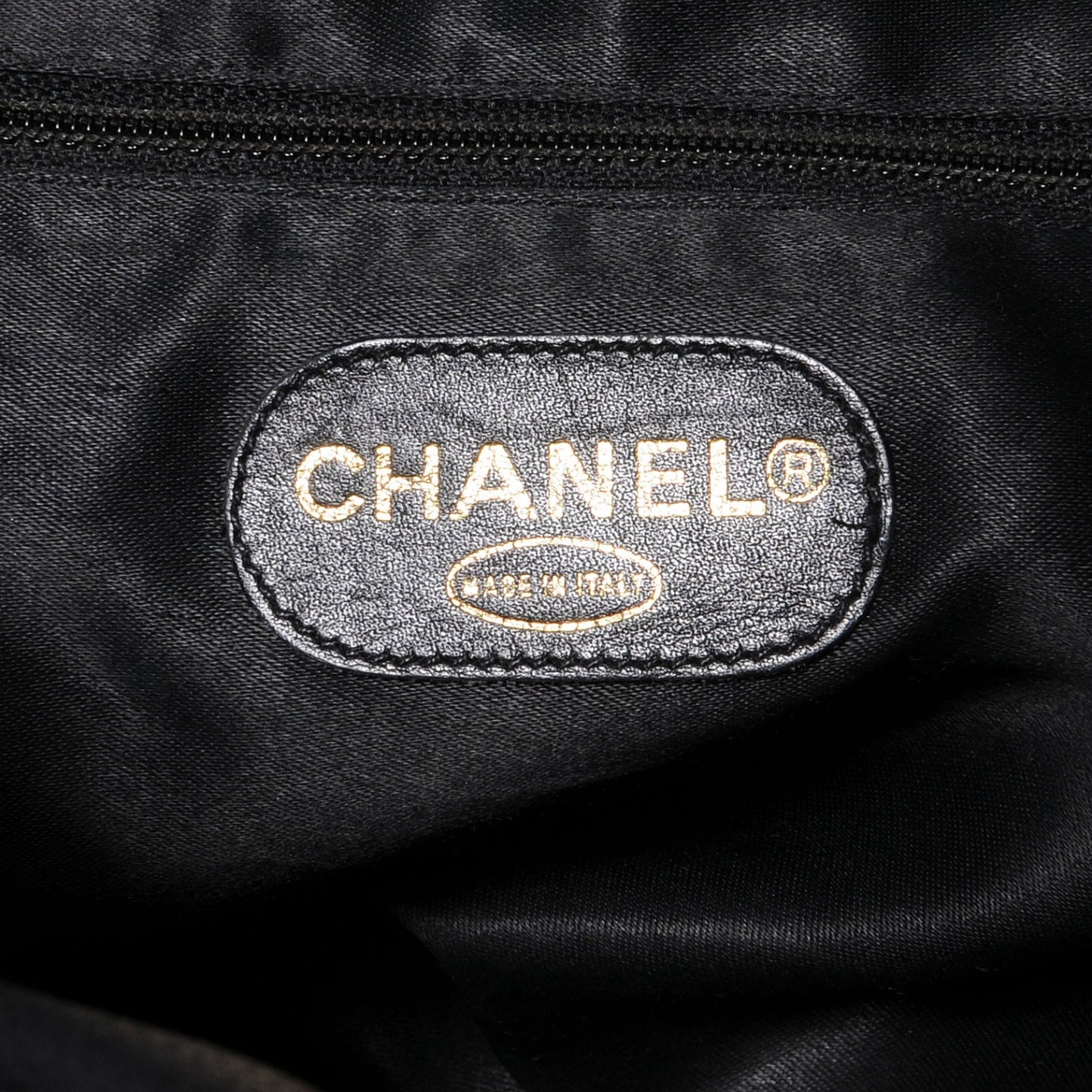 Caviar Large CC Shoulder Bag Black