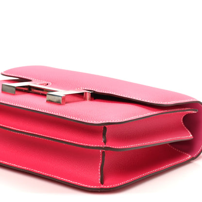 Hermes Epsom Constance 24 Rose Tyrien 10 of 10