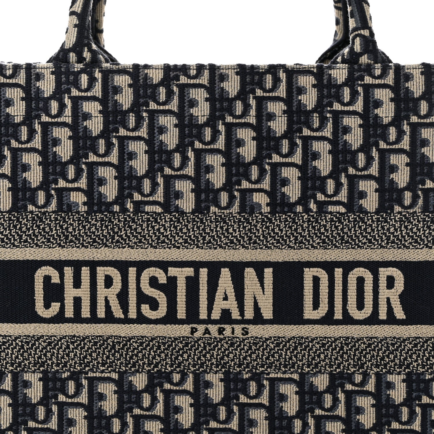 Christian Dior Oblique Medium Book Tote Blue Multicolor 8 of 10