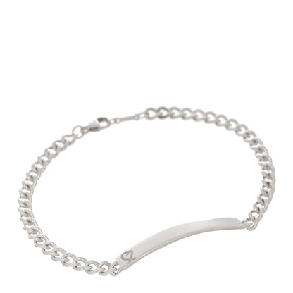 Tiffany Sterling Silver Paloma Picasso Loving Heart Bar Bracelet 1 of 3