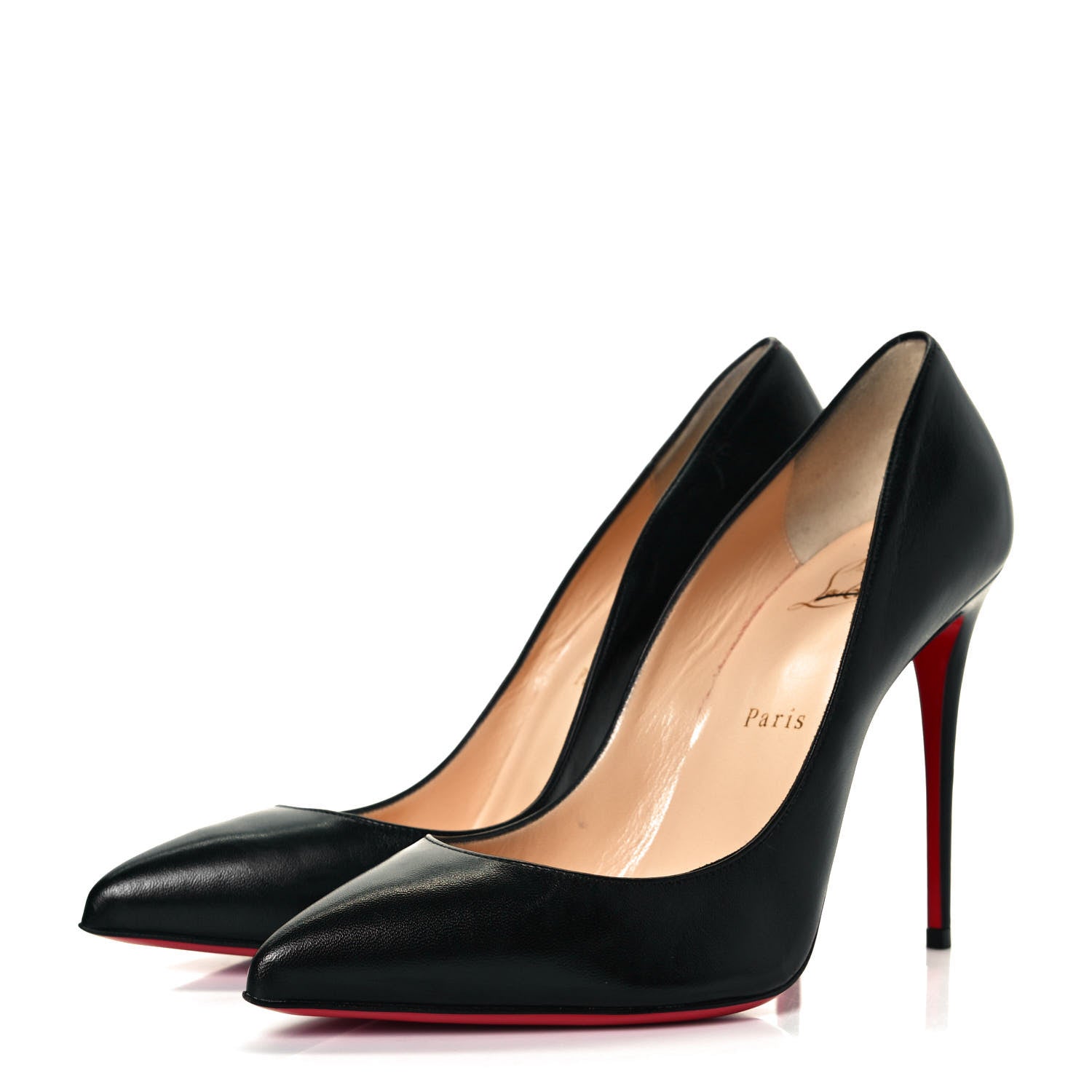 Christian Louboutin Shiny Nappa Pigalle Follies 100 Pumps 39.5 Black 2 of 10