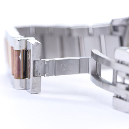Gucci Stainless Steel Diamond Mother of Pearl 27mm G-Timeless Two Tone Quartz Watch 5 of 6