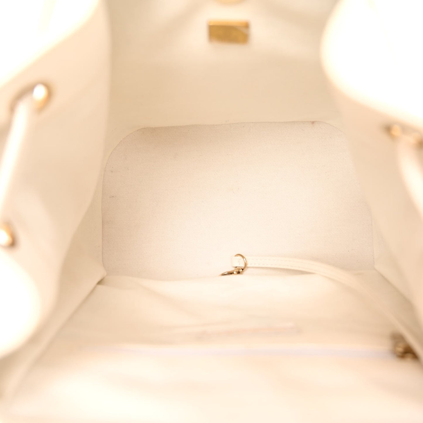 Caviar Quilted Business Affinity Backpack White