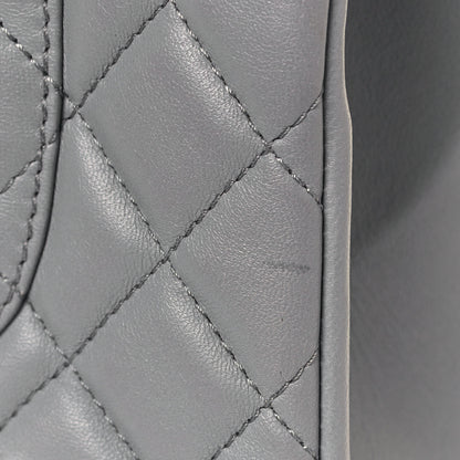 Chanel Lambskin Quilted Medium Mademoiselle Chic Flap Gris 14 of 16