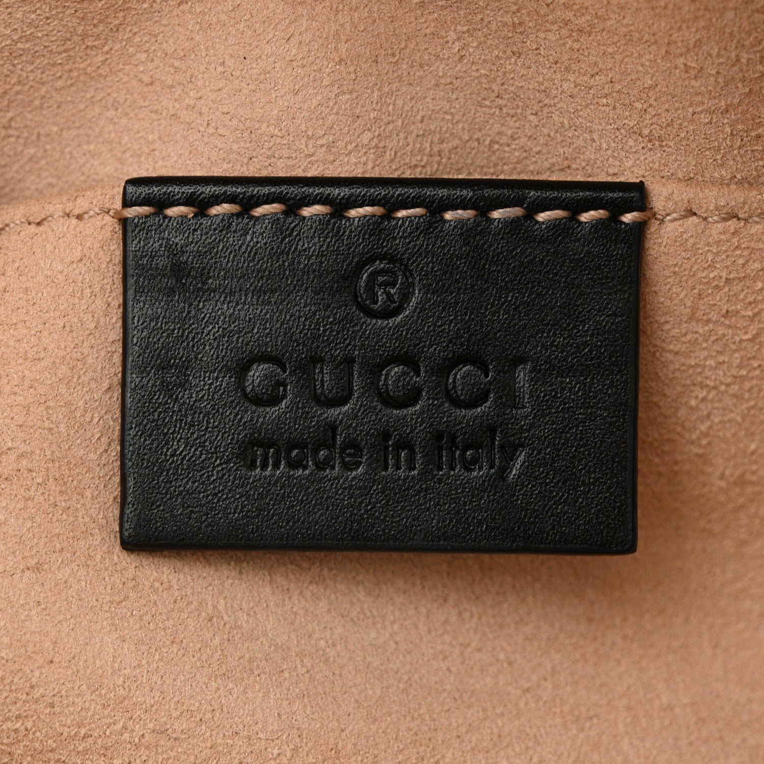 Gucci Calfskin Matelasse GG Marmont Belt Bag 75 30 Black 6 of 10