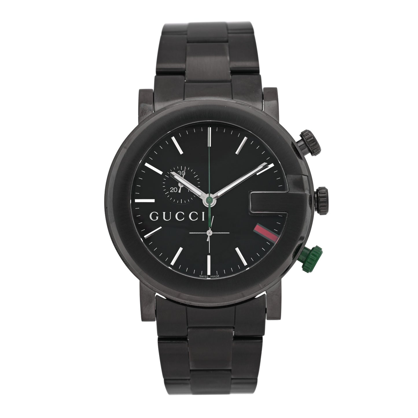PVD Stainless Steel 44mm 101M G-Chrono Quartz Watch Black