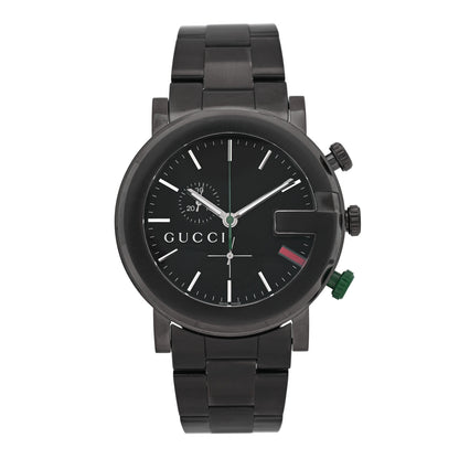 Gucci PVD Stainless Steel 44mm 101M G-Chrono Quartz Watch Black 1 of 4