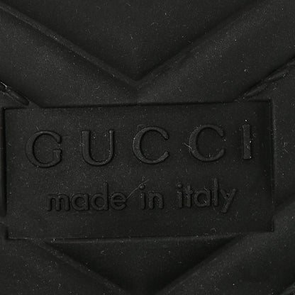Gucci Rubber Gucci Logo Womens Platform 20/60mm Slide Sandals 38 Black 7 of 9