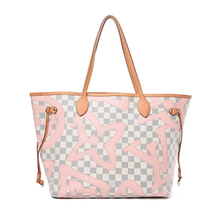 Louis Vuitton Damier Azur Tahitienne Neverfull MM 1 of 19