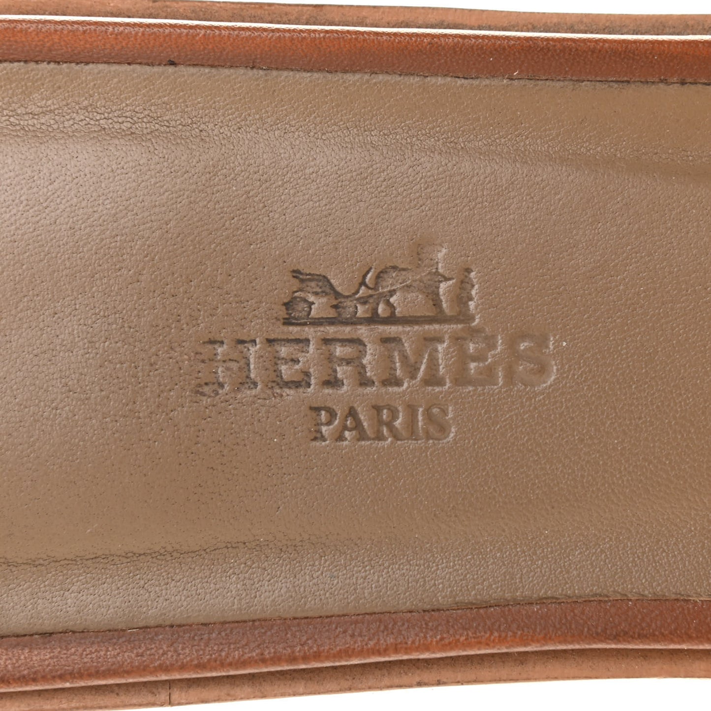 Box Calfskin Oran Sandals 39 Gold