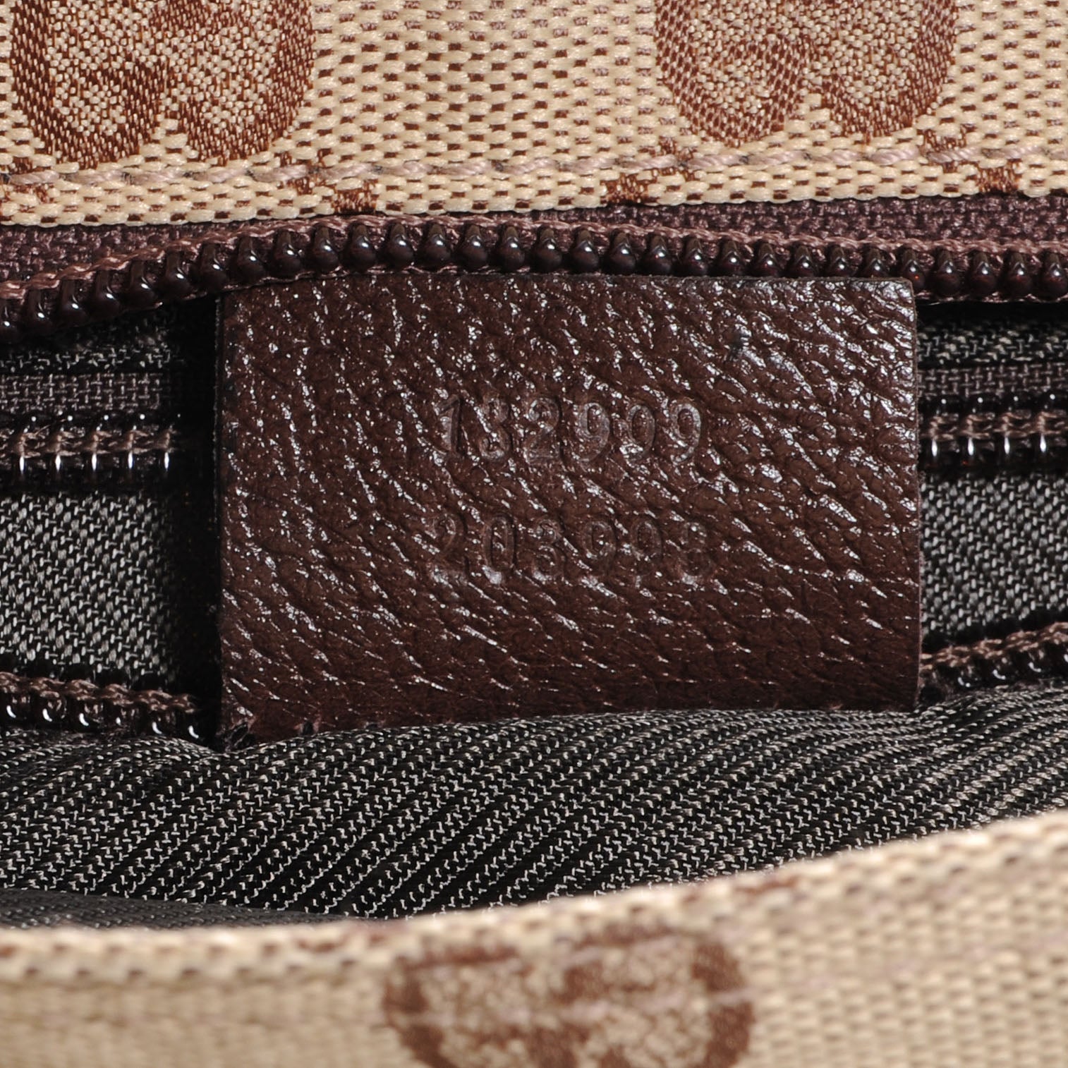 Gucci Monogram Messenger Bag Brown 7 of 7