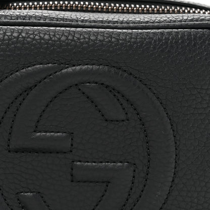 Gucci Pebbled Calfskin Mini Soho Disco Bag Black 8 of 10