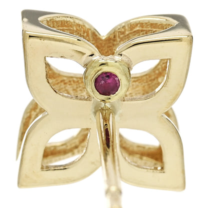 Roberto Coin 18K Yellow Gold Medium Princess Flower Outline Stud Earrings 5 of 5