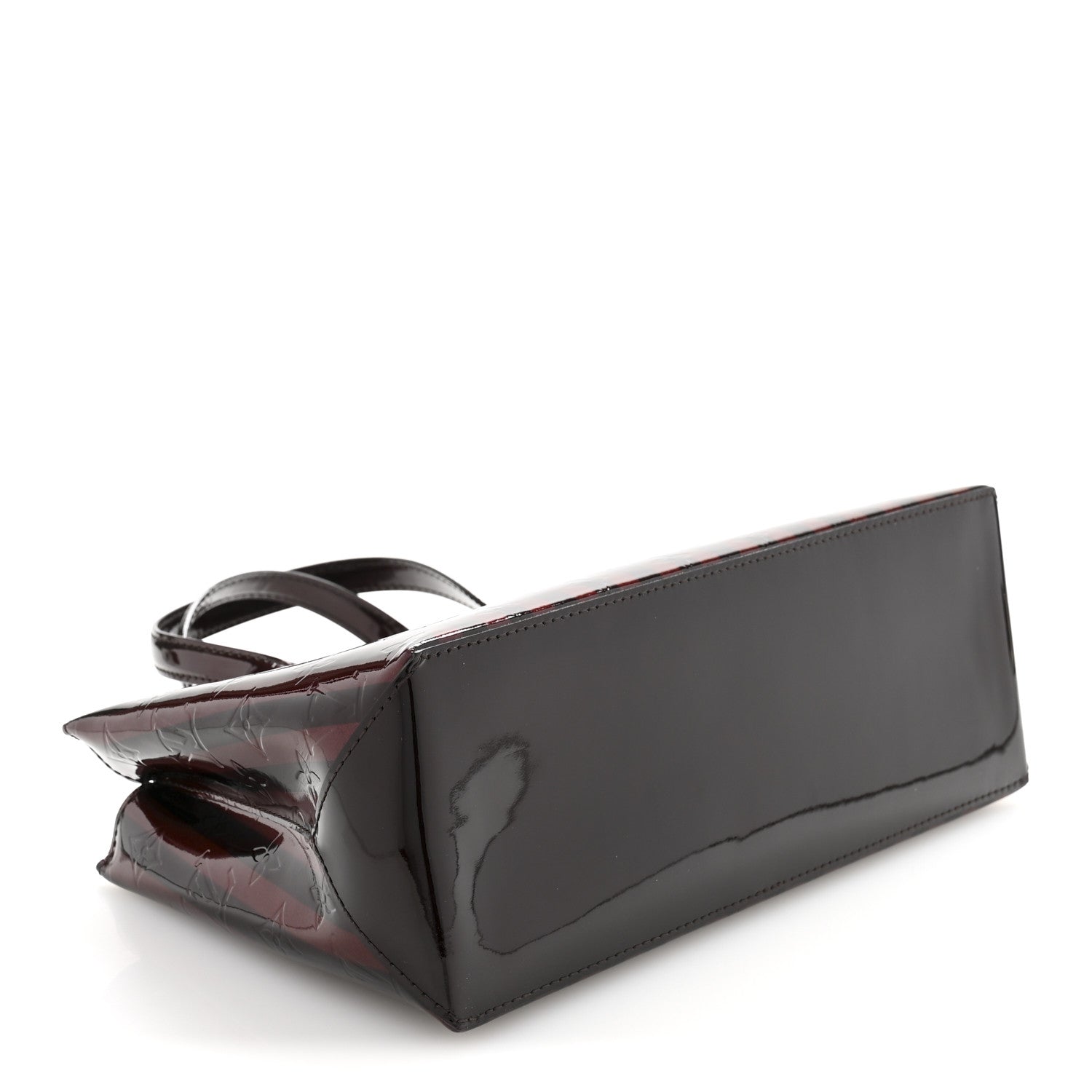 Louis Vuitton Vernis Rayures Wilshire PM  Amarante 4 of 11