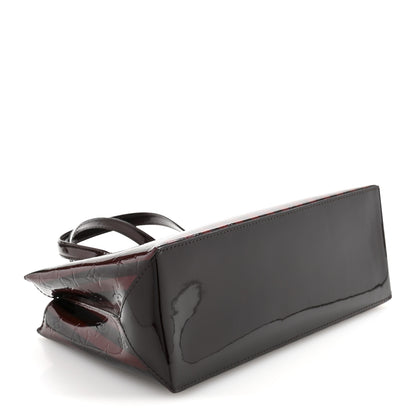 Louis Vuitton Vernis Rayures Wilshire PM  Amarante 4 of 11
