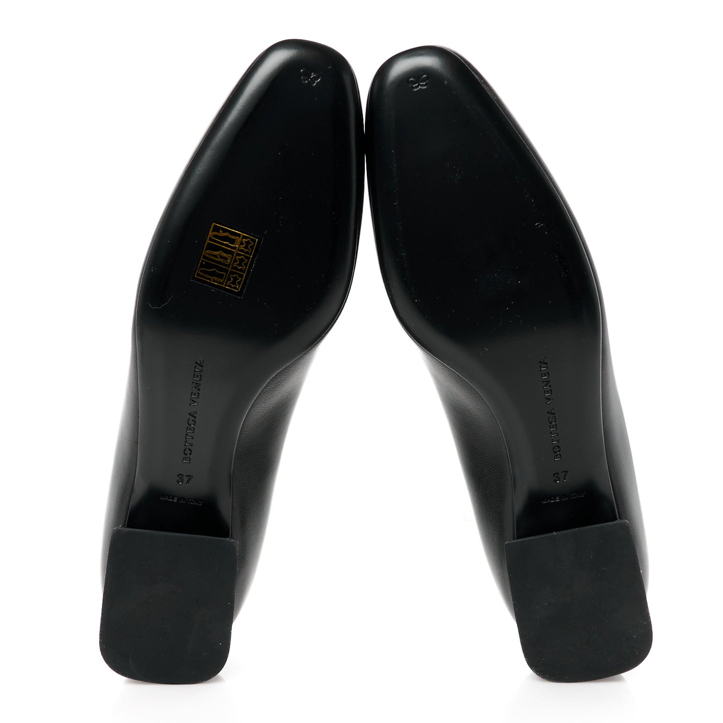 Nappa Intrecciato Pumps 37 Black