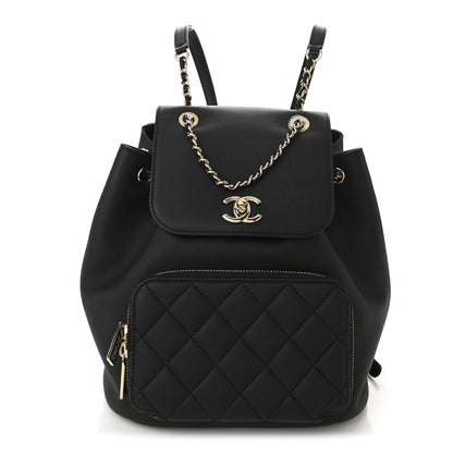 Chanel Caviar Quilted Business Affinity Backpack Black 1 of 10