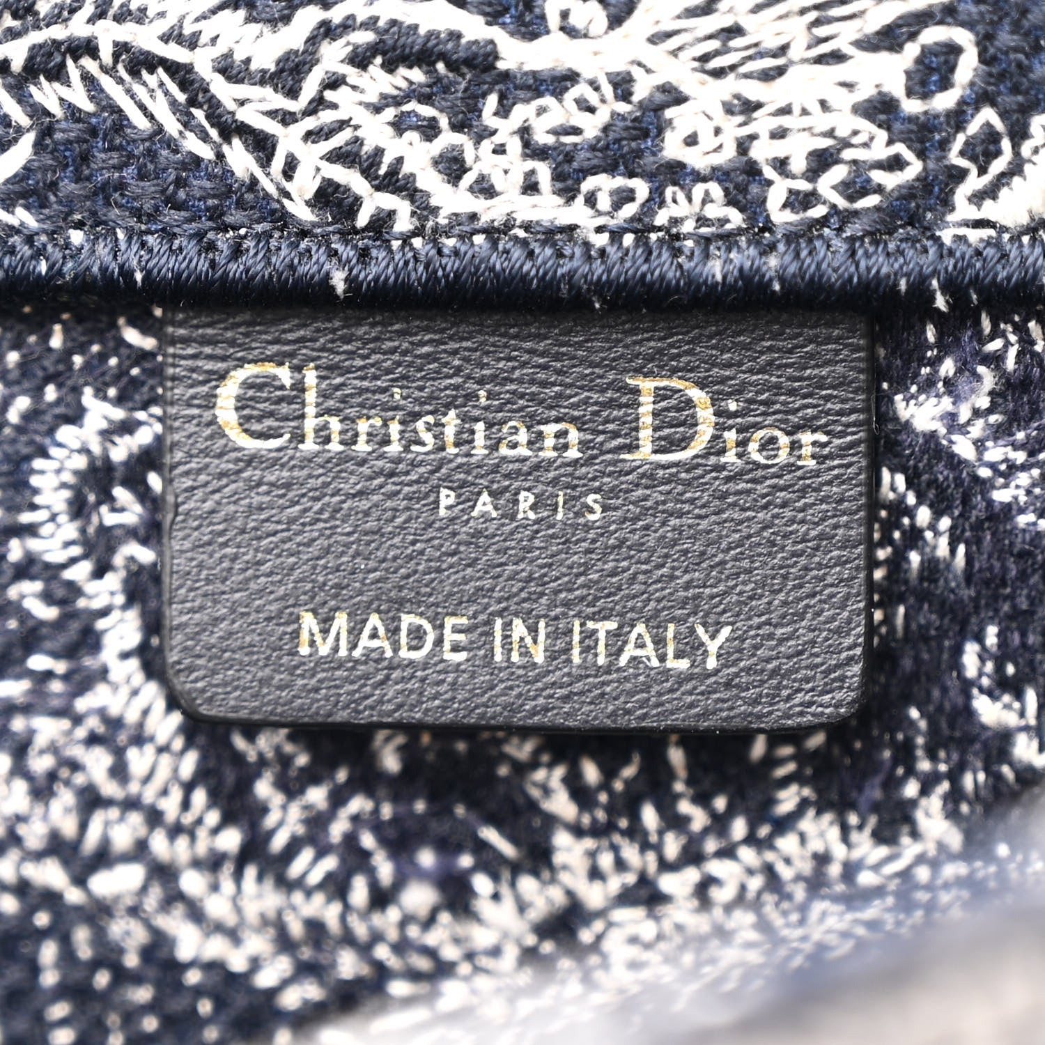 Christian Dior Canvas Embroidered Medium Dioriviera Toile De Jouy Reverse Book Tote Blue 6 of 11