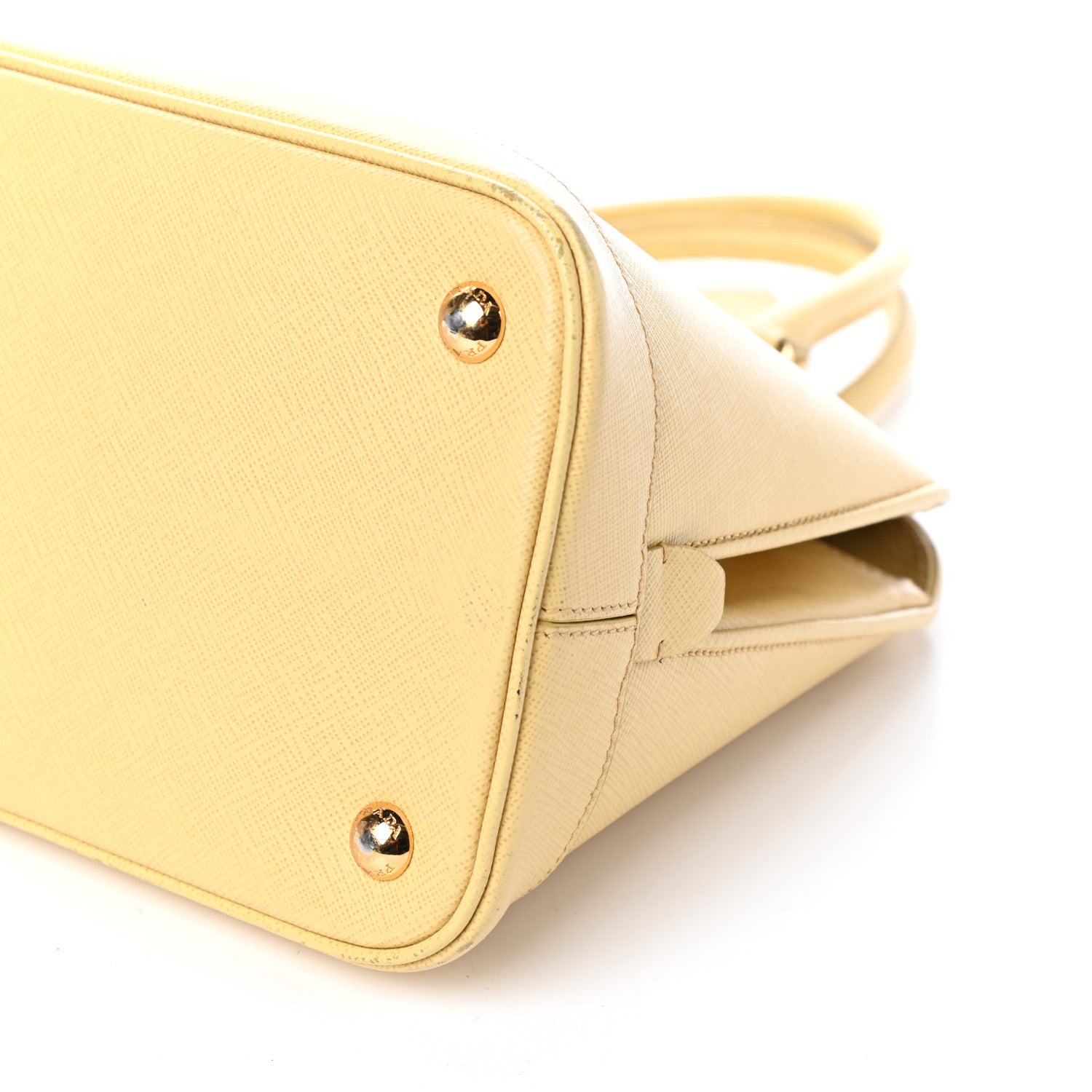 Prada Saffiano Lux Open Promenade Tote Ananas 8 of 9