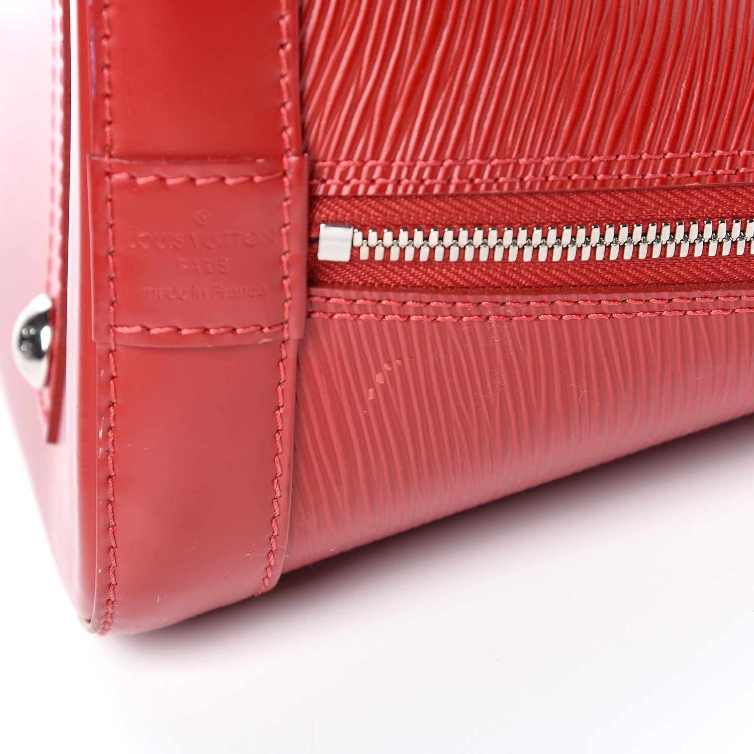 Louis Vuitton Epi Alma PM Rubis 13 of 15