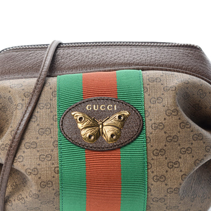 Gucci Mini Vintage GG Supreme Monogram Web Butterfly New Candy Crossbody Beige New Acero 10 of 11