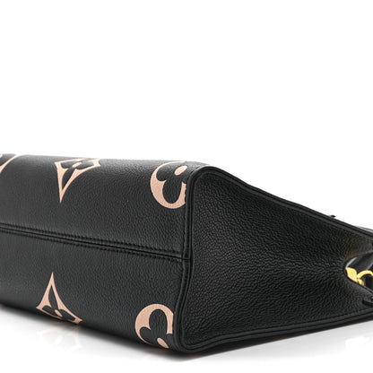 Louis Vuitton Empreinte Monogram Giant Onthego PM Black Beige 9 of 9