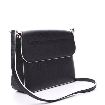 Givenchy Calfskin Small Nobile Shoulder Bag Black Red 2 of 9