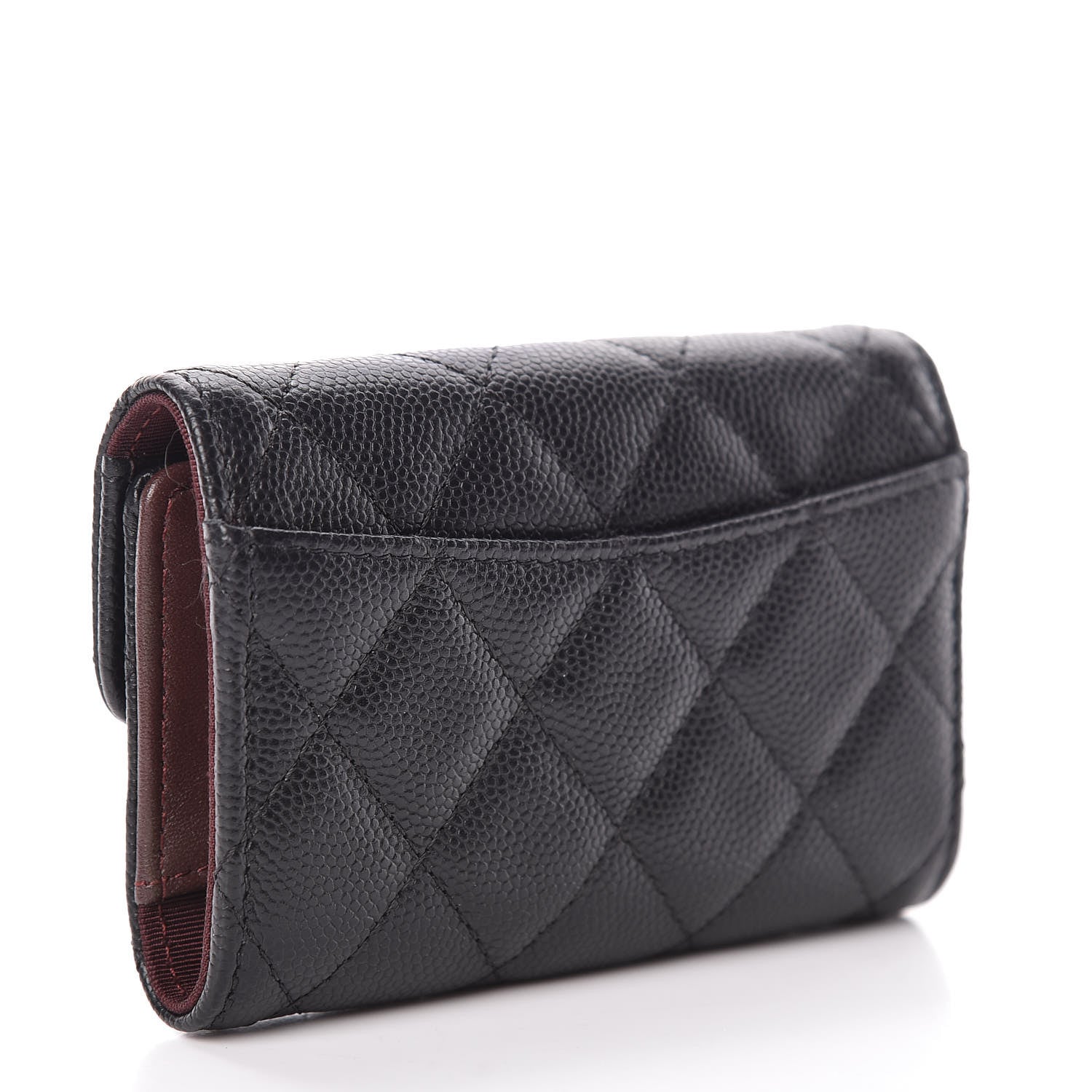 Chanel Caviar Quilted Classic 4 Key Holder Wallet Black 4 of 11