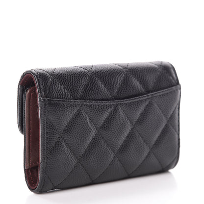 Chanel Caviar Quilted Classic 4 Key Holder Wallet Black 4 of 11