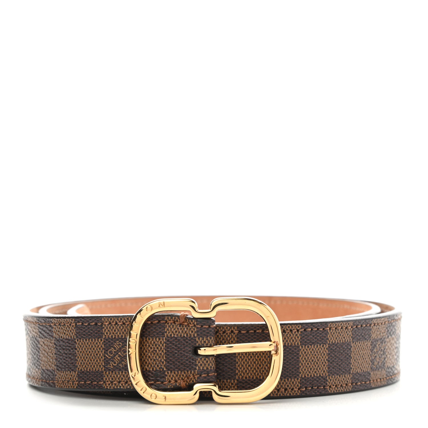 Louis Vuitton Damier Ebene Mini 25mm Belt 80 32 1 of 9